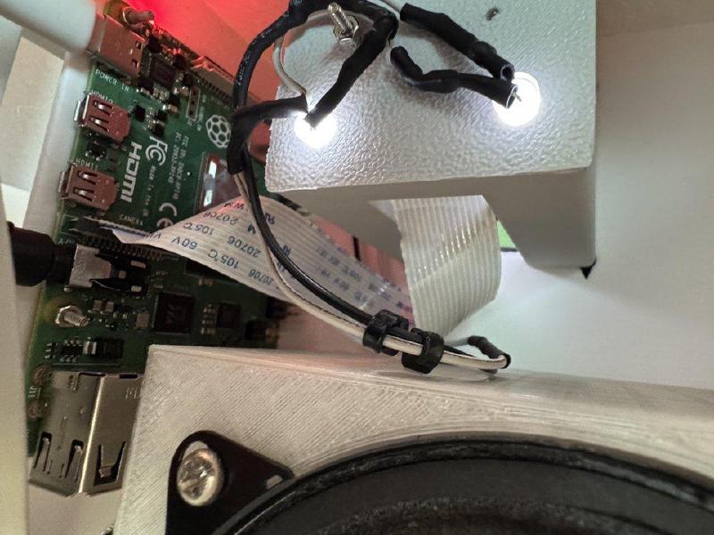 Camera and ribbon cable