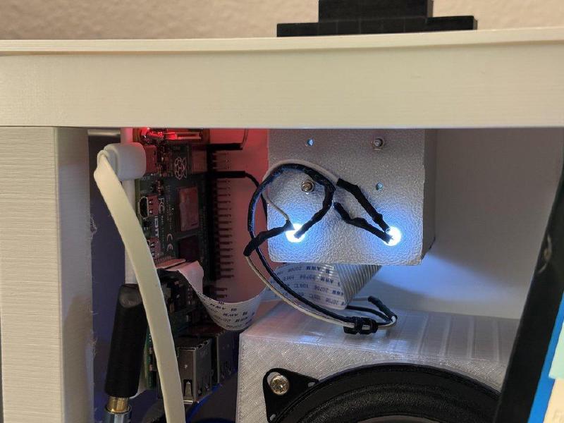 Raspberry Pi and camera placement