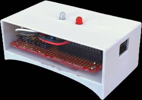 Force-sensing board and 3D-printed enclosure