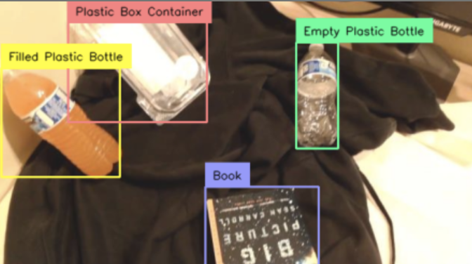 YOLO26 detecting and classifying test objects
